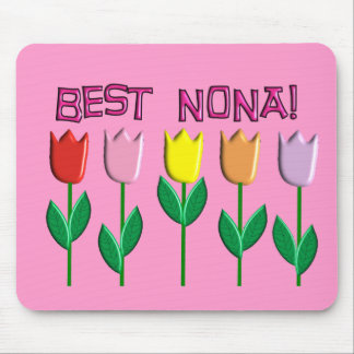 Best Nona Tulips Design Mouse Mat