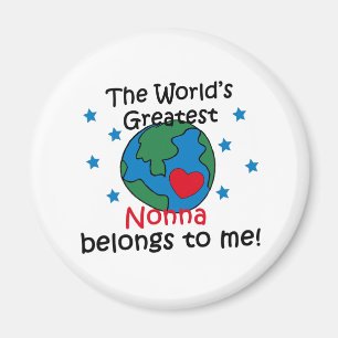 Best Nonna Belongs to me Magnet