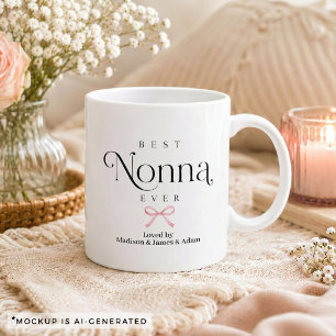 Best Nonna Ever Gift from Grandkids Coffee Mug