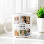 Best Nonna Ever - Grandchildren Photo Collage Coffee Mug<br><div class="desc">Celebrate the "Best Nonna Ever" with this personalised Grandchildren Photo Collage Coffee Mug. This heartfelt gift features a lovingly arranged collage of cherished photos capturing special moments, complemented by a heartfelt message. Crafted from high-quality ceramic, it is both microwave and dishwasher safe for convenience and durability. This meaningful keepsake is...</div>