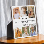 Best Nonna Ever - Grandchildren Photo Collage Plaque<br><div class="desc">Celebrate the "Best NaNa Ever" with this personalised Grandchildren Photo Collage Plaque. This heartfelt gift features a beautifully arranged collage of cherished photos capturing special moments, complemented by a loving message. Crafted from high-quality materials with a sleek finish, it's ideal for displaying at home as a cherished keepsake. Perfect for...</div>