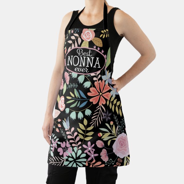 Best Nonna Ever Grandma Apron (Insitu)