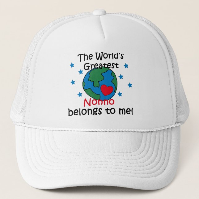 Best Nonno Belongs to me Trucker Hat (Front)