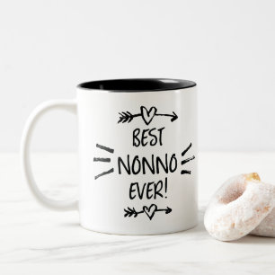 Best Nonno Ever Two-Tone Coffee Mug