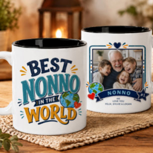 Best Nonno in the World Photo Mug