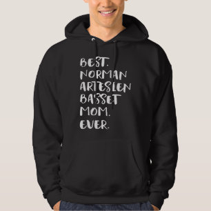 Best Norman Artesien Basset Mom Ever Basset Artési Hoodie