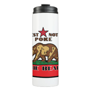 Best Not Poke The Bear - California Water Bottle