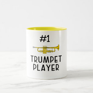 Best Number 1 Trumpet Player Two-Tone Coffee Mug