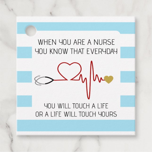 best Nurse appreciation tag (Front)