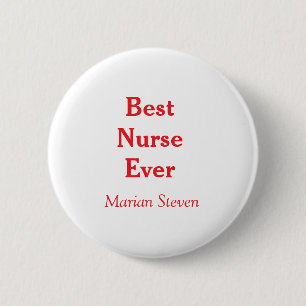 Best nurse ever medical professional paramedical d 6 cm round badge