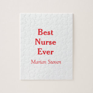 Best nurse ever medical professional paramedical d jigsaw puzzle