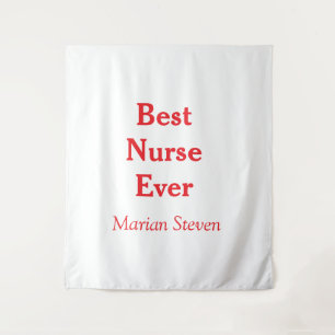 Best nurse ever medical professional paramedical d tapestry