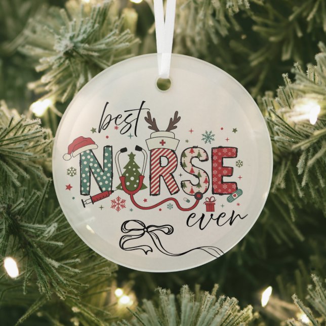 Best Nurse ever ornament (Insitu)