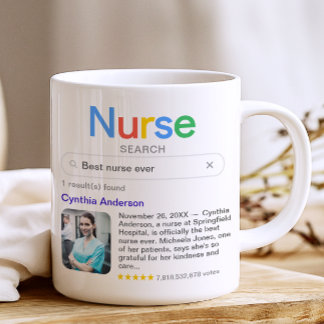 Best Nurse Ever Search Result Photo & Message Coffee Mug