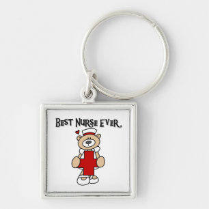 Best Nurse Ever Tshirts and Gifts Key Ring