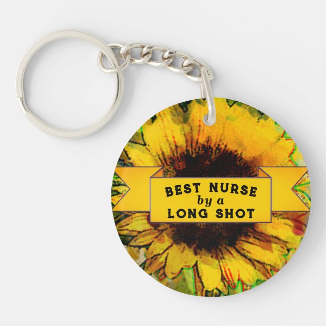 Best Nurse Keychain (Front)