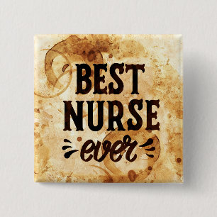 Best Nurse Mug 15 Cm Square Badge