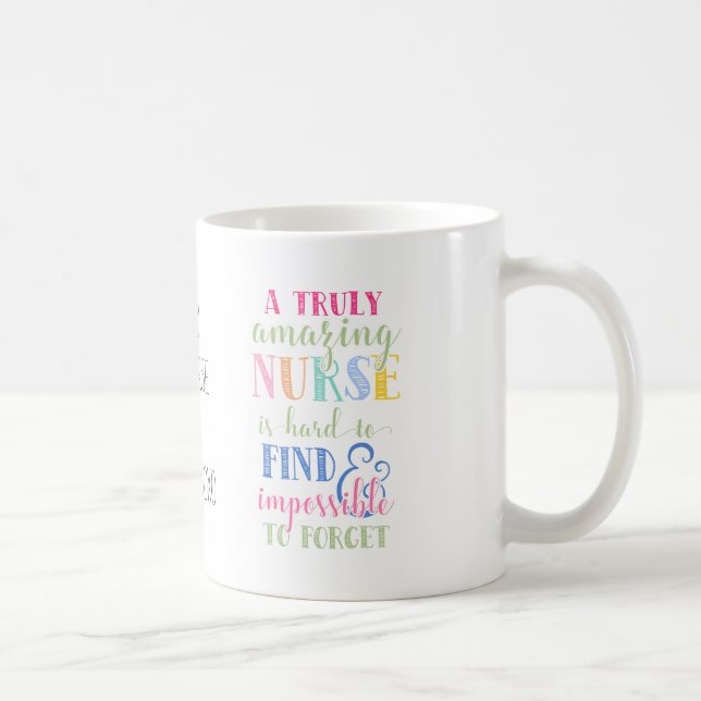 Best nurse, nurse mug, nurse gift, thank you coffee mug (Right)