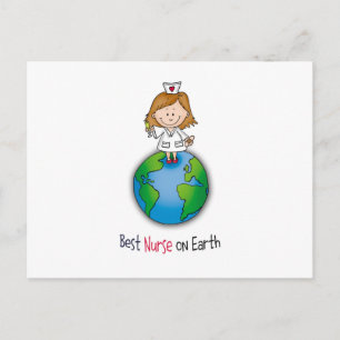 Best Nurse on Earth - Nurses Day - Nurses Week Postcard