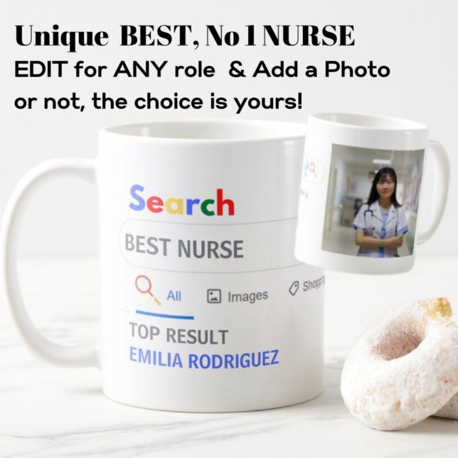 BEST NURSE Photo Mug Novelty Search TOP Result (Creator Uploaded)