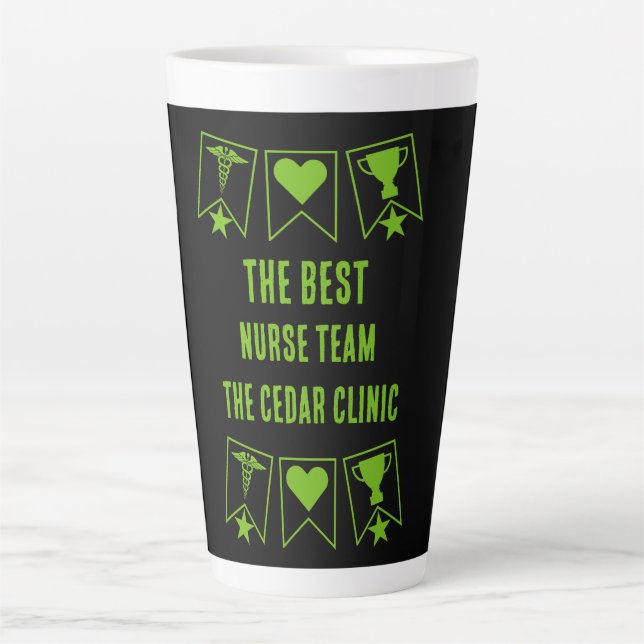 Best Nurse Team Latte Mug (Front)