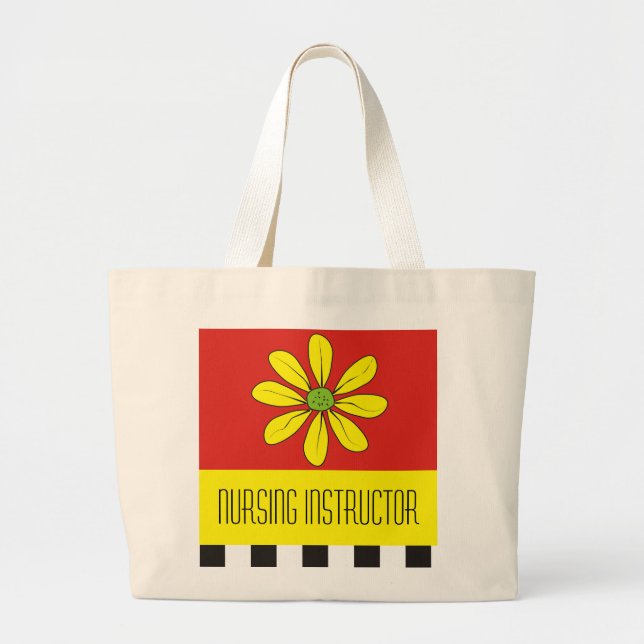 Best Nursing Instructor Tote Bag (Front)