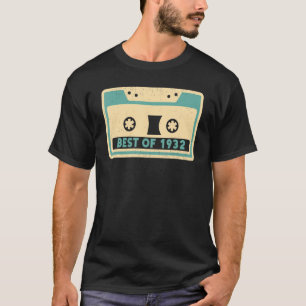 Best Of 1932 Cassette Tape Player Vintage Retro 1 T-Shirt
