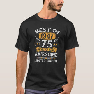 75th birthday tshirts