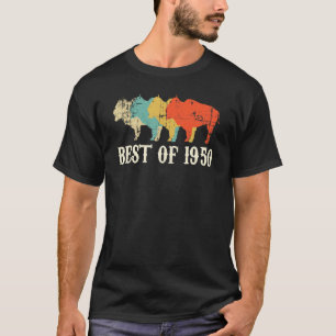 Best Of 1950 71st Birthday Native American Vintage T-Shirt