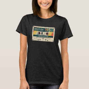 Best Of 1950 Cassette Tape 72th Birthday T-Shirt