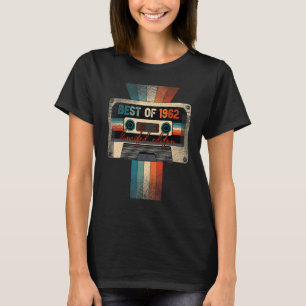 Best Of 1962 Cassette Tape 60 Birthday 60 Year Ol T-Shirt