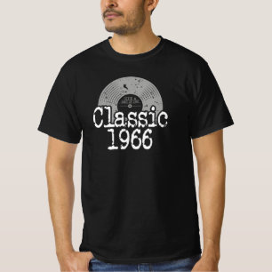 Best Of 1966 Classic Vinyl, Born In 1966 Birthday T-Shirt