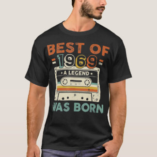 Best Of 1969, Vintage 52nd Birthday Cassette Tape  T-Shirt