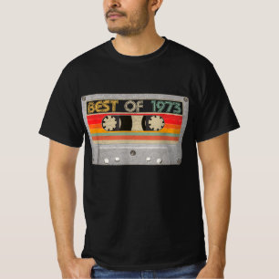 Best Of 1973 Cassette Tape Vintage, 1973 Bday Gift T-Shirt