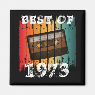 BEST OF 1973 CUSTOM VINTAGE CASSETTE TAPE  MAGNET