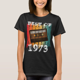 BEST OF 1973 CUSTOM VINTAGE CASSETTE TAPE T-Shirt