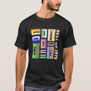 Best Of 1975 Cassette Tape 80S 90S Retro Mixtape M T-Shirt