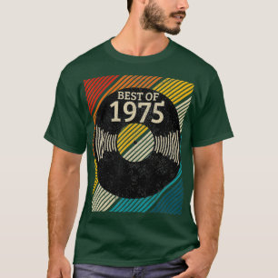 Best Of 1975 Vintage Vinyl Record DJ 45th Gift T-Shirt