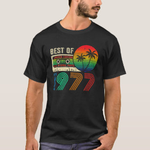 Best Of 1977 45Th Birthday Vintage Cassette Limite T-Shirt