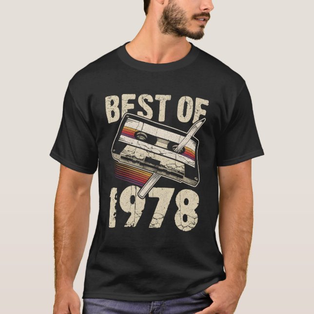 Best Of 1978 Audio Cassette 46Th 46 T-Shirt (Front)