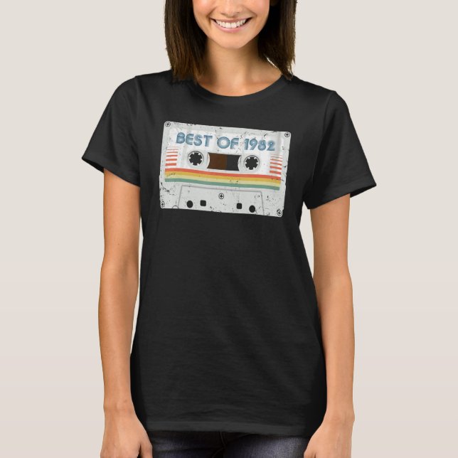 Best Of 1982 40th Birthday Cassette Tape 1 T-Shirt (Front)