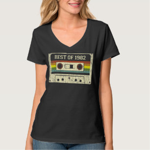 Best Of 1982 40th Birthday Cassette Tape 4 T-Shirt