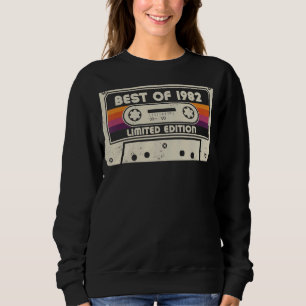 Best Of 1982 40th Birthday Cassette Tape Sweatshirt