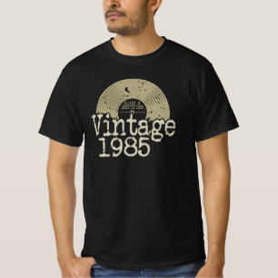 Best Of 1985 Vintage Vinyl, Born In 1985 Birthday T-Shirt