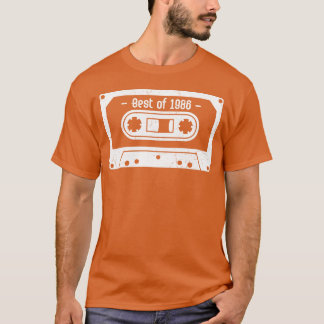 Best of 1986 Cassetteape 90s Nostalgia Gifts frien T-Shirt