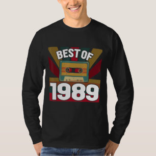 Best Of 1989 Retro Vintage Cassette Tape Classic M T-Shirt