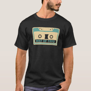 Best Of 1992 S Cassette Tape Player Vintage Retro T-Shirt