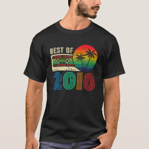 Best Of 2010 12Th Birthday Vintage Cassette Limite T-Shirt