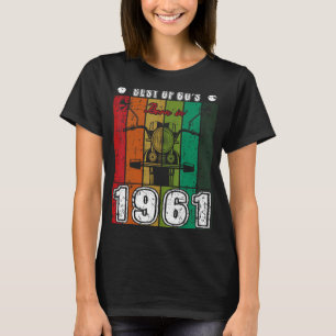 Best Of 60's Born In 1961 Classic Motorcycle Birth T-Shirt