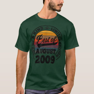 Best Of August 2009 13th Birthday Gift For 13 Year T-Shirt